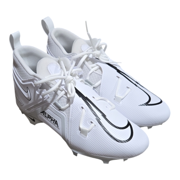 Nike Alpha Menace Pro 3 MID Football Cleats CT6649-109 NEW Men's Size 11.5 - Picture 1 of 8